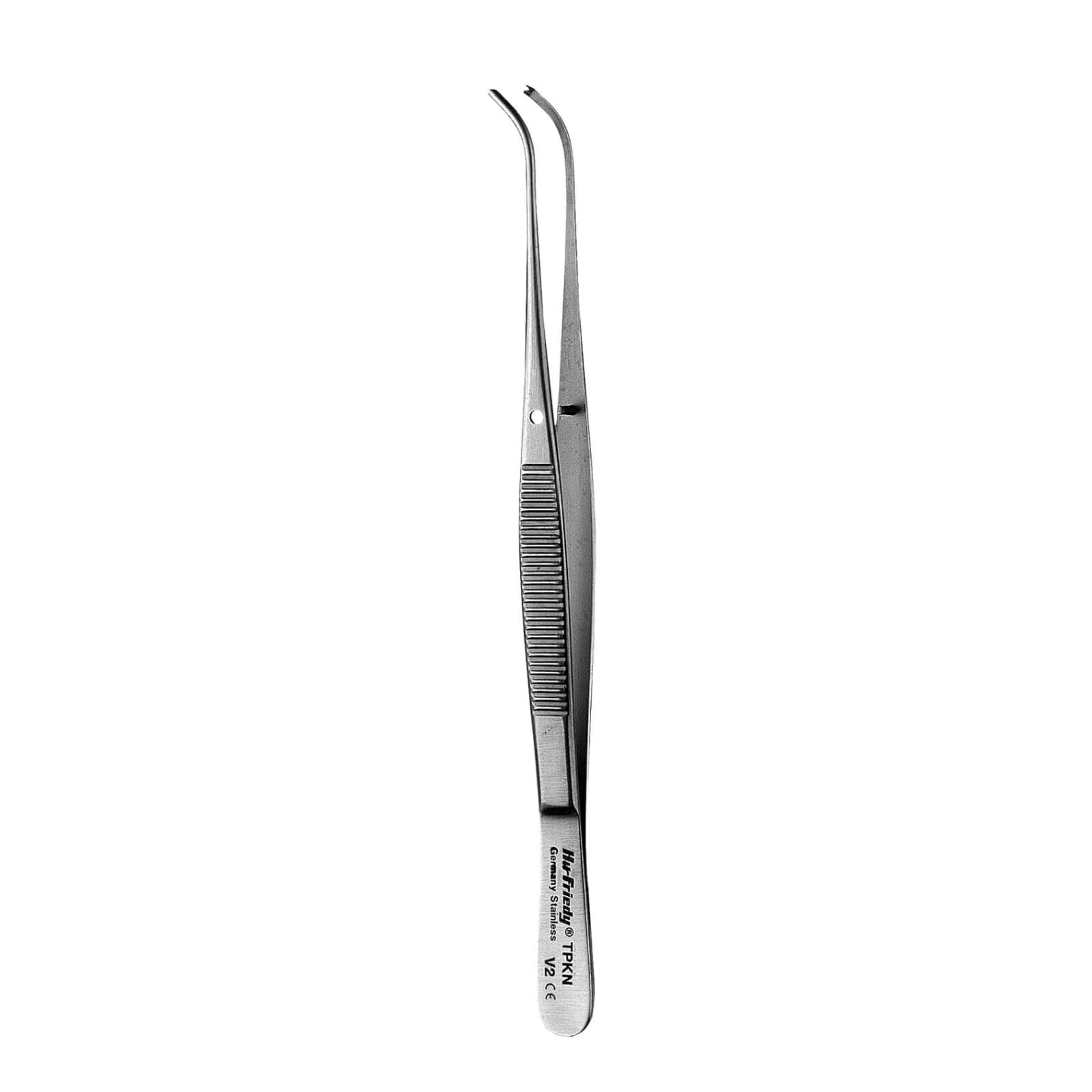 Hu-Friedy Curved 1 X 2 Kramer-Nevins Tissue Pliers thumbnail 2