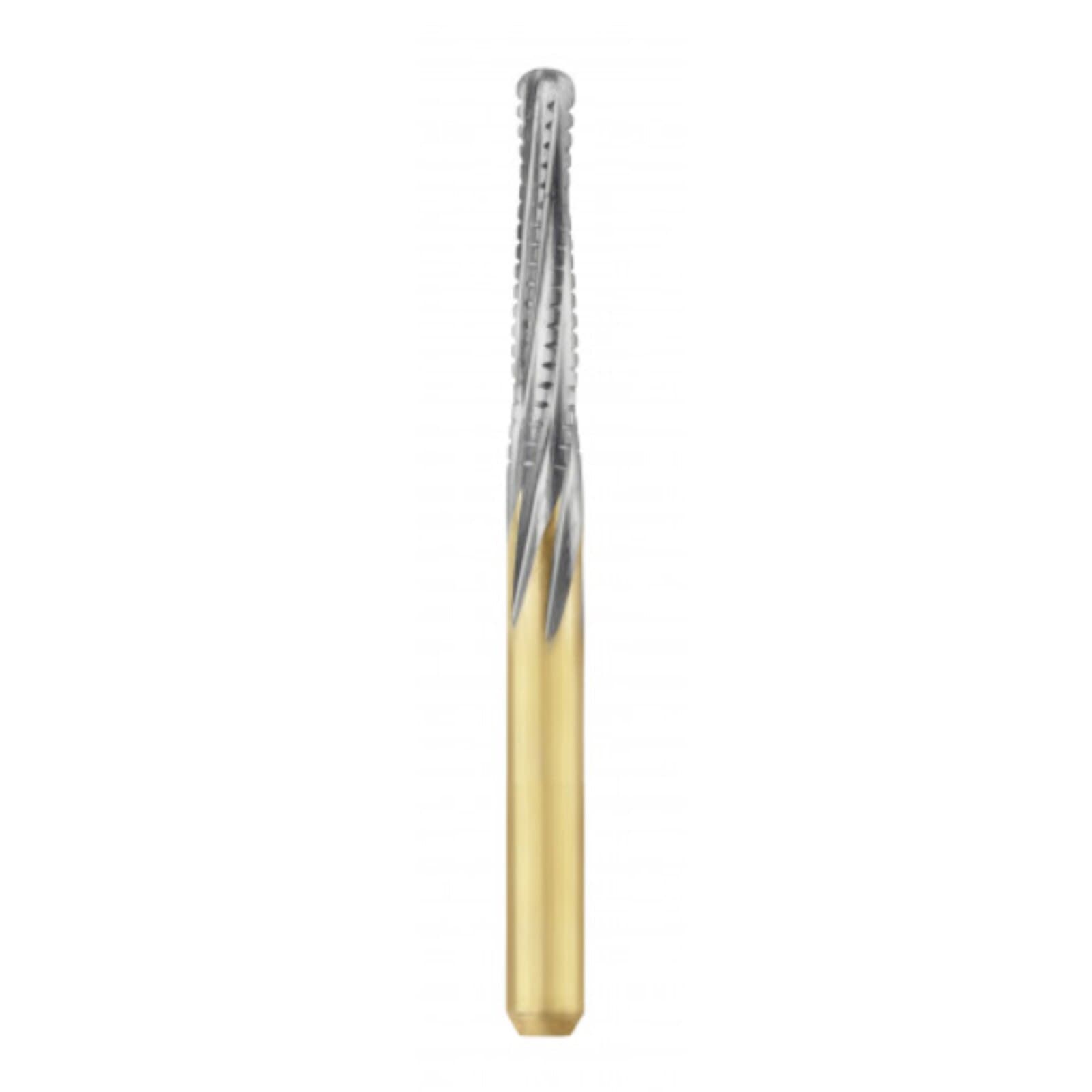 SS White Great White Ultra Sterile Carbide Bur, 856-016S, Taper/Round End Cross Cut, Friction Grip, 25/Roll thumbnail 2