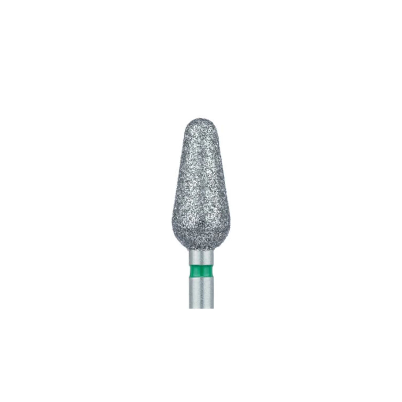 Meisinger 875G-055-HP Coarse Diamond Bur, Long Torpedo, 5.5 mm, Green, Multi-Use, 2/Pk thumbnail 3