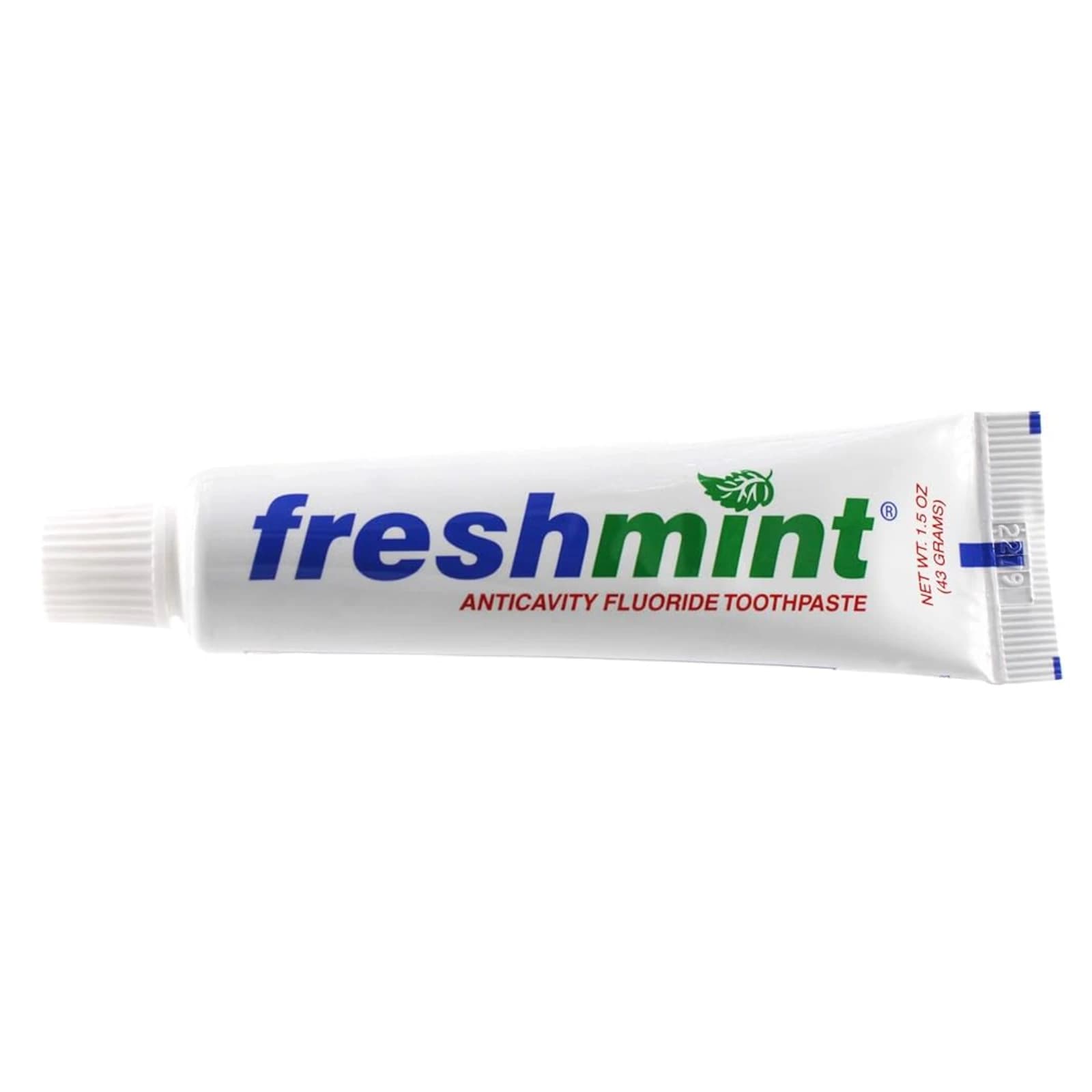 Freshmint Anticavity Fluoride Toothpaste, Mint Flavor, 1.5 oz Tubes, 144/Cs - Freshmint Anticavity Fluoride Toothpaste 1.5oz Tube 144/Cs - Image 1