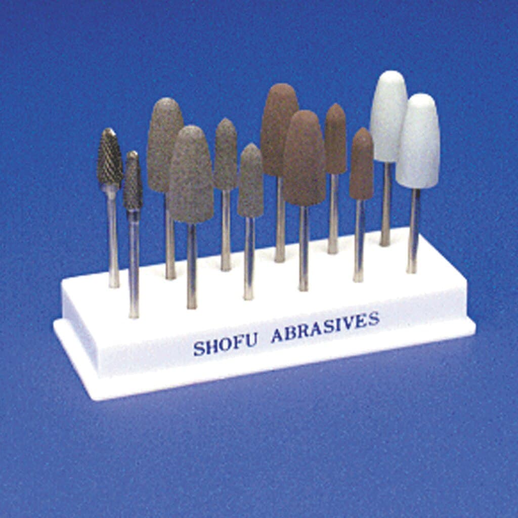 Shofu Acrylic Adjusting and Polishing Classic Plastic Kit, HP, Assorted, 1/Pk, 0321 thumbnail 6