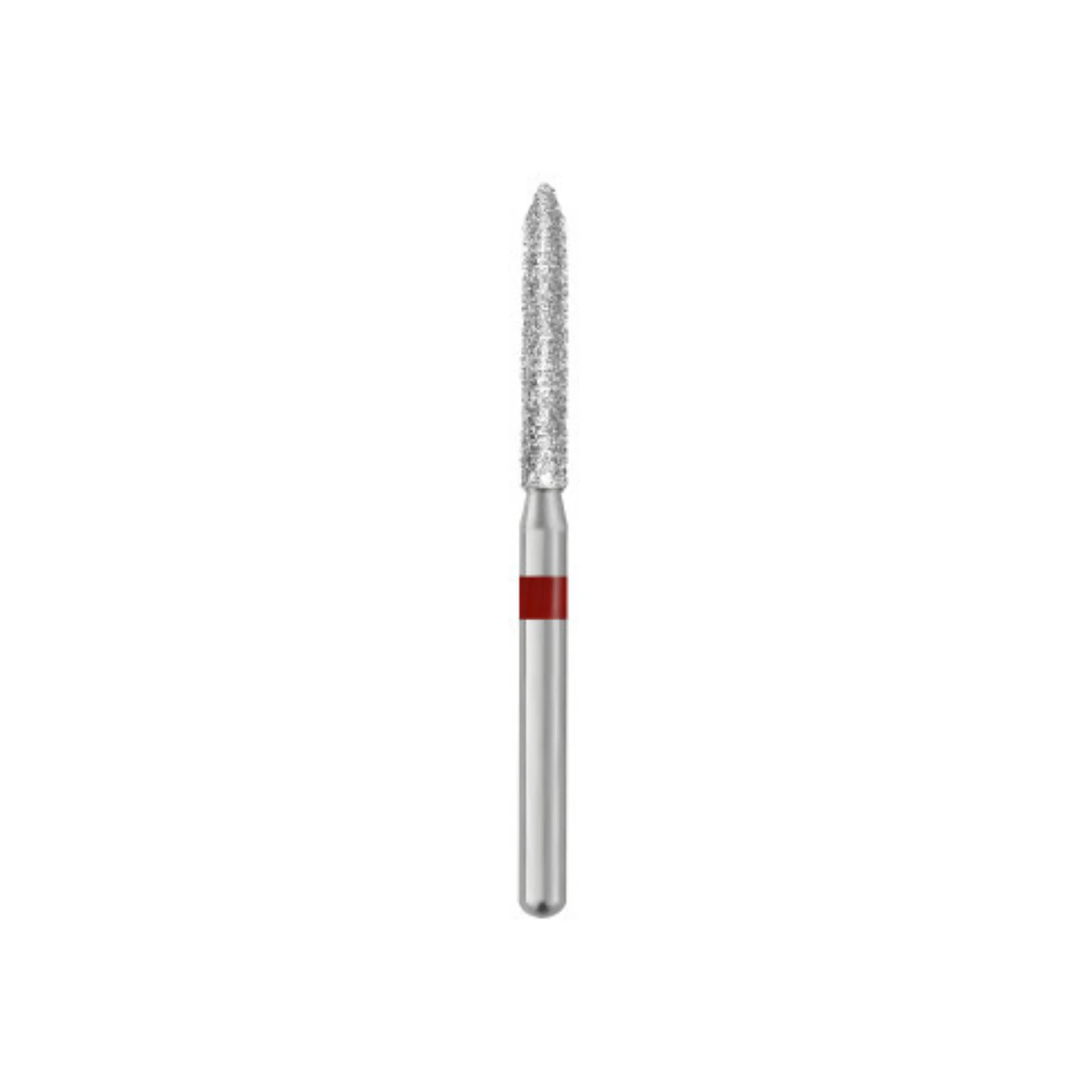 SS White Piranha Diamond Bur 886-016F, Fine Grit, Beveled Cylinder, Friction Grip, Single-Use, 25/Pk - Piranha Diamond 886-016F 25/Pk - Image 1