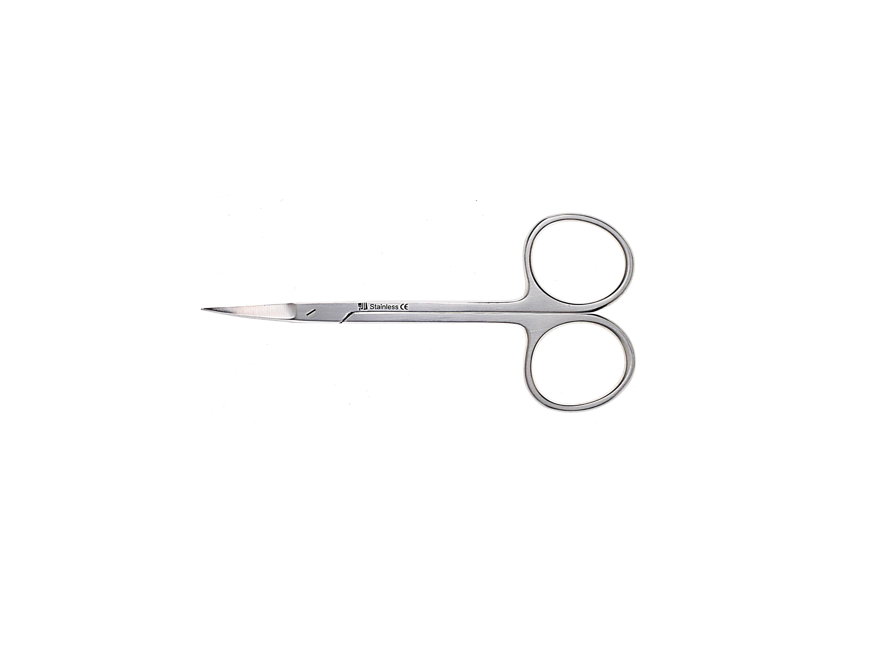 Iris Scissors, Curved, 4-1/2" (11.4 cm), Stainless Steel - Scissor Iris Curved 4-1/2" - Image 1