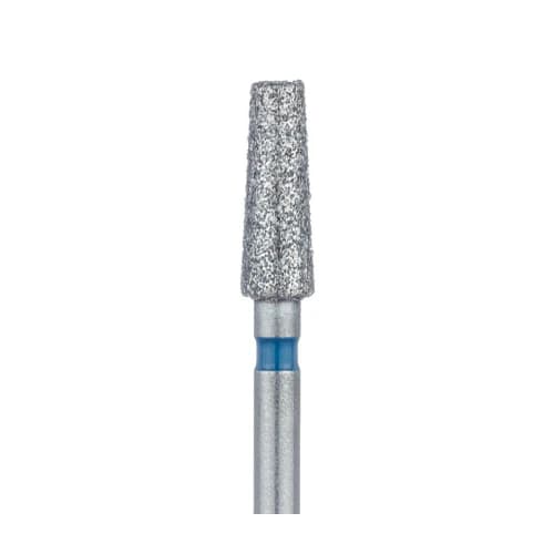 Meisinger 846-025-FG Diamond Bur, Flat End Tapered, Medium Grit, 2.5 mm Head Diameter, 7 mm Working Length, Friction Grip, 5/Pack thumbnail 3