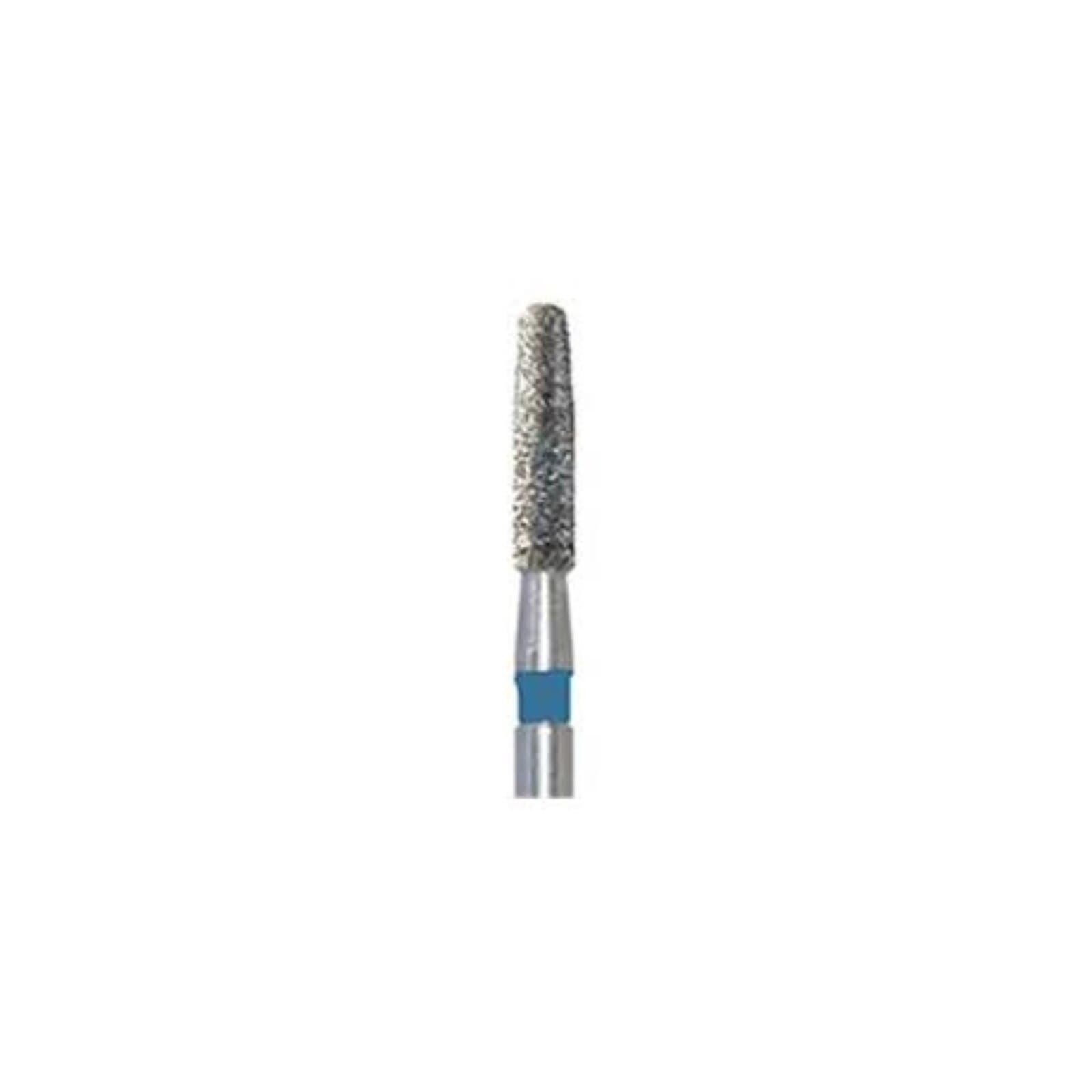 Meisinger 849-012-FG Multi-Use Diamond Bur, Round End Tapered, Medium Grit (Blue Ring), 1.2 mm Head Diameter, 6.0 mm Head Length, Friction Grip, 5/Pack thumbnail 3