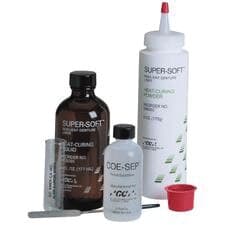 GC America Super-Soft Soft Denture Reline Material Professional Package, 6 oz Powder & 6 oz Liquid with Mixing Accessories, 348001 thumbnail 9