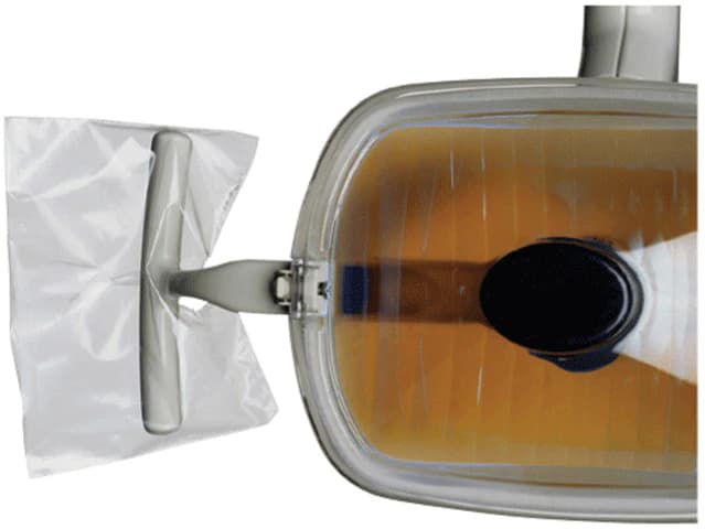 Pinnacle Light Sleeve L-Style 1.5" x 8" Disposable Dental Light Handle Cover, 500/Box - Pinnacle Light Sleeve L-Style 1 1/2" x 8" 500/Box - Image 1
