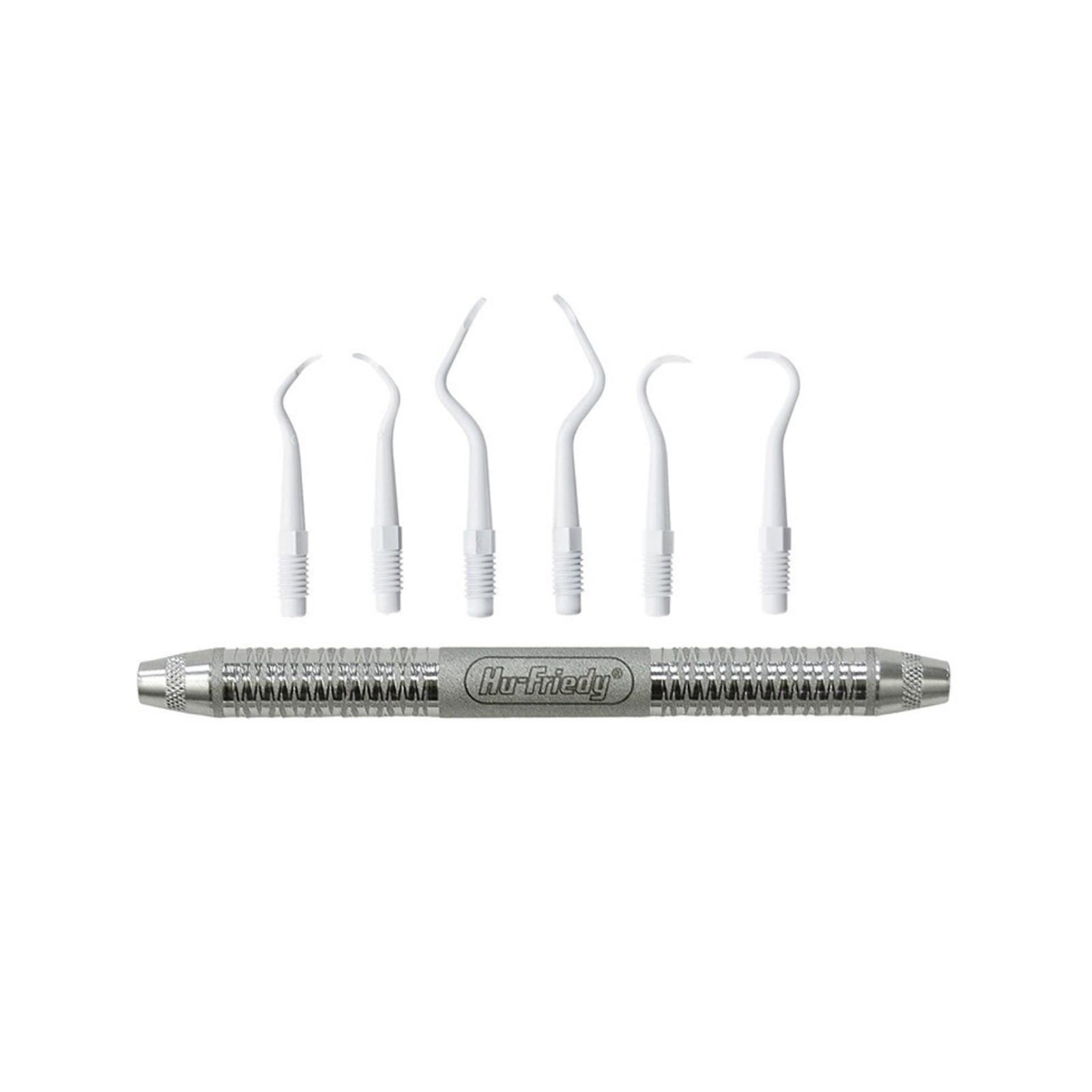 Hu-Friedy Implacare II Implant Maintenance Kit, Assorted Tips with #6 Satin Steel Handle, 12 Pairs, IMPLSORT6 thumbnail 2