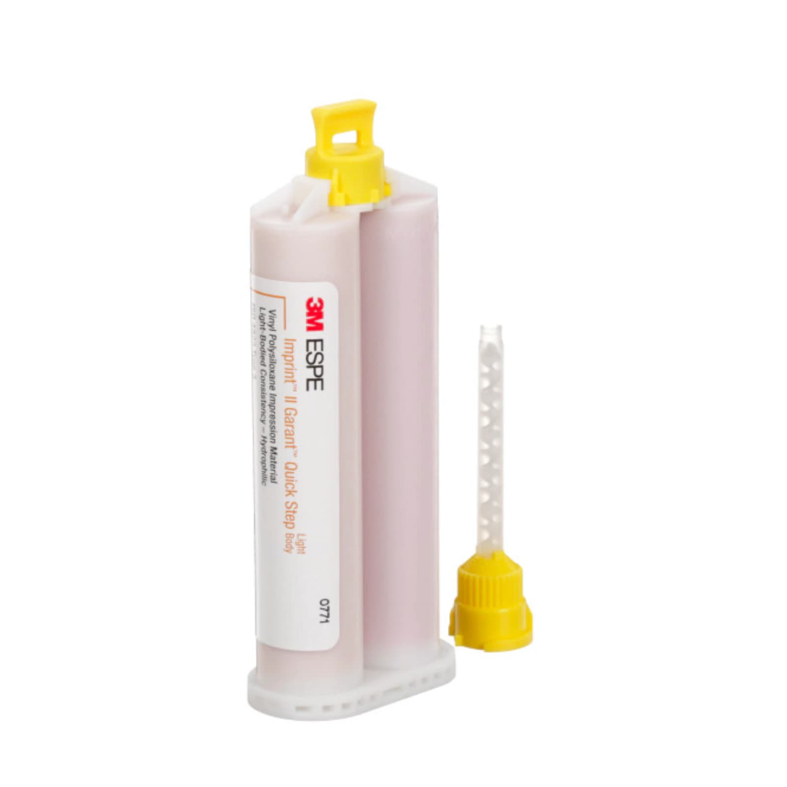 3M Imprint II Garant Quick Step Light Body VPS Impression Material Refill, Orange, 4 x 50 mL Cartridges with 20 Mixing Tips, 9578 thumbnail 2