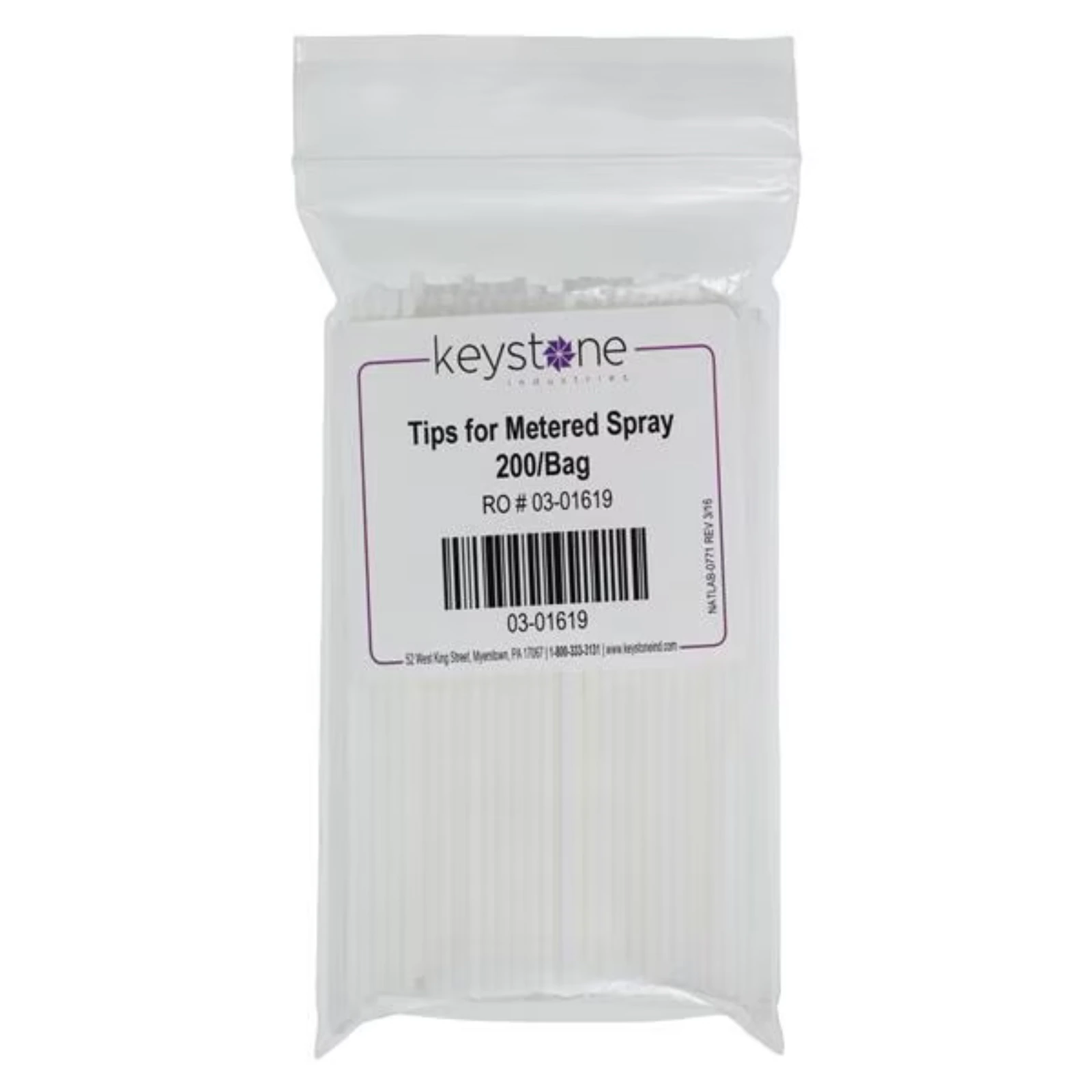 Metered Spray Tips, 200/Bag - Metered Spray Tips 200/Bg - Image 1
