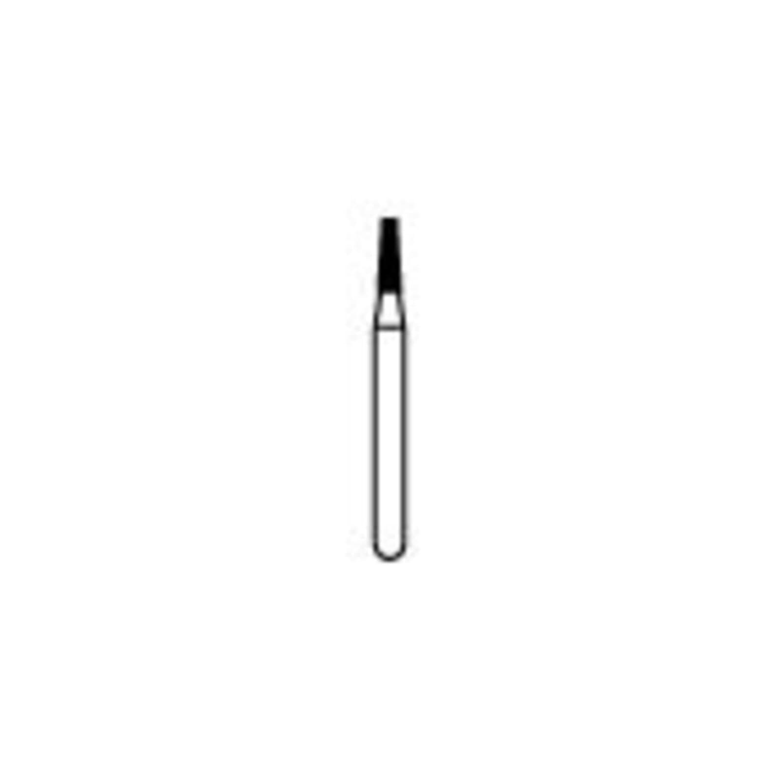 NTI Diamond Bur, Coarse Grit, Flat End Taper, FG, #845-012 (C845-012), 1.2 mm Diameter, 4.0 mm Length, 5/Pack thumbnail 2