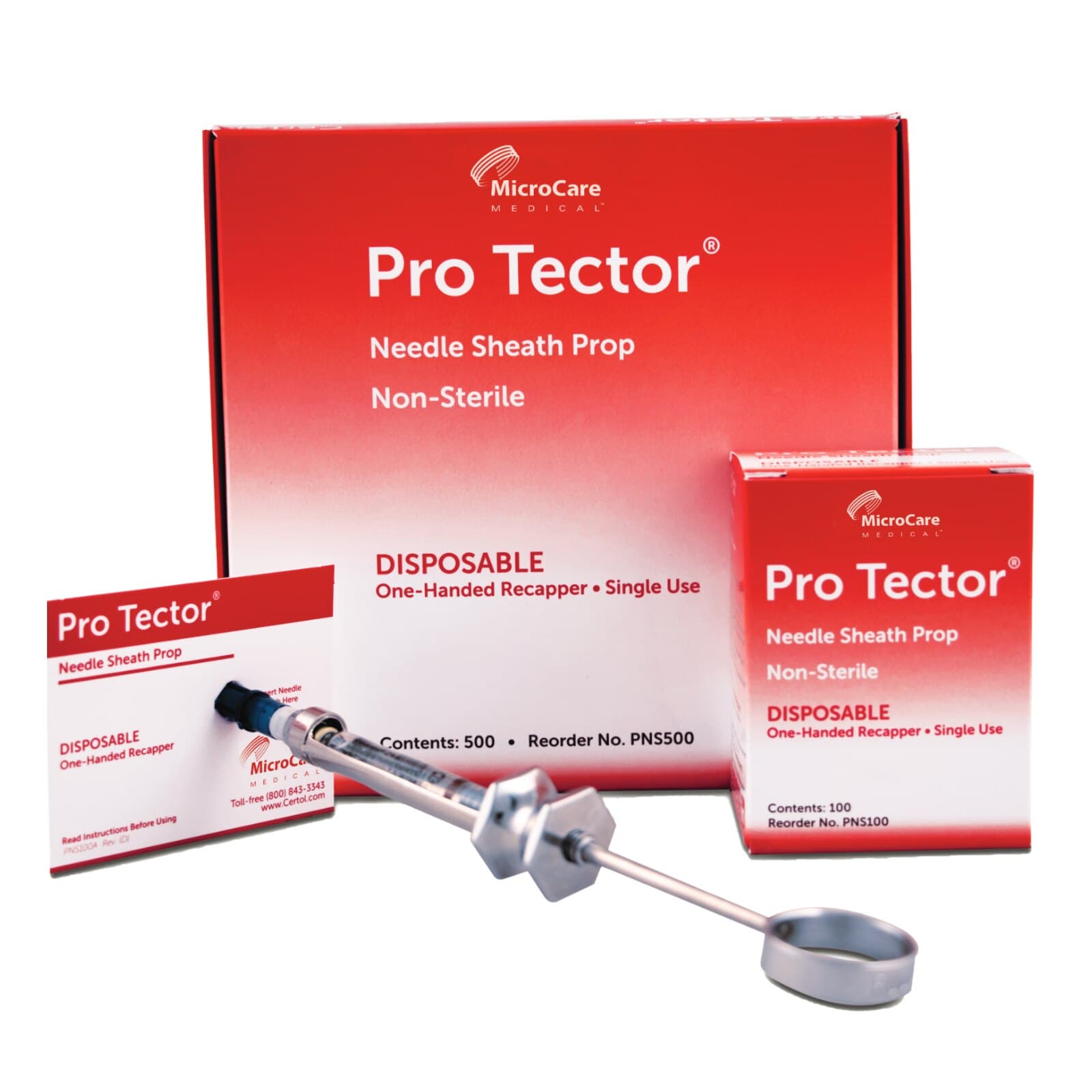 ProTector Needle Sheath Prop, Disposable, 2.5" x 3.25", 500/Box, PNS500 thumbnail 6