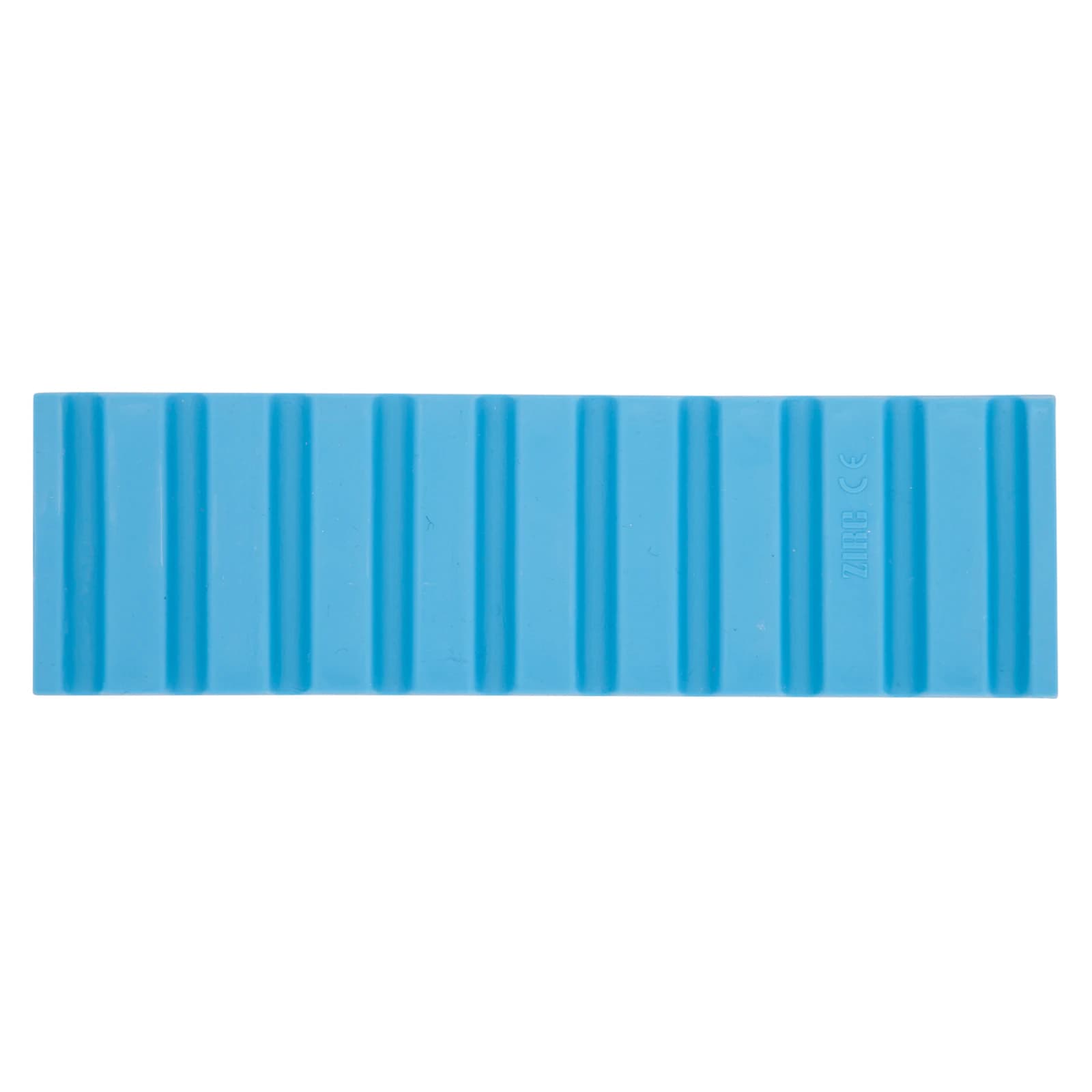 Zirc Neon Blue Instrument Mat, Reversible, Antimicrobial, Autoclavable, 6-3/4" x 2" x 3/8", 20Z464-N - Neon Blue Instrument Mat - Image 1