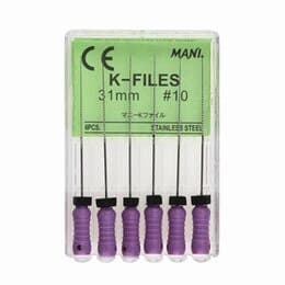 Mani K-File, Stainless Steel, 31 mm, #10, Purple, 6/Pk, MK3110 thumbnail 6
