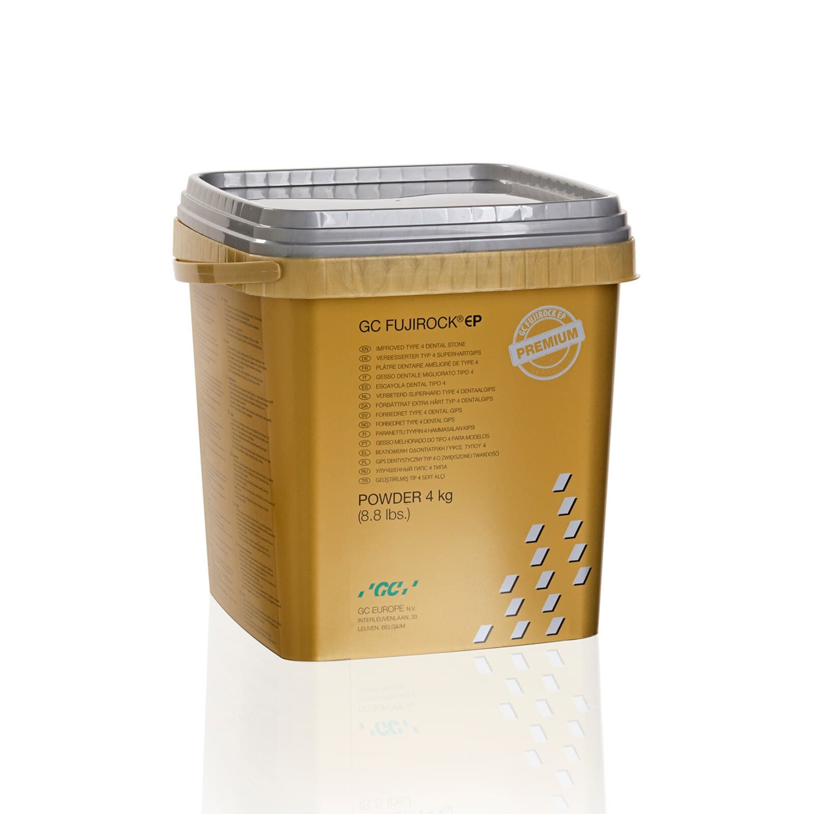 GC FujiROCK EP Premium Titanium Gray Type IV Dental Die Stone, 4kg/Each thumbnail 3