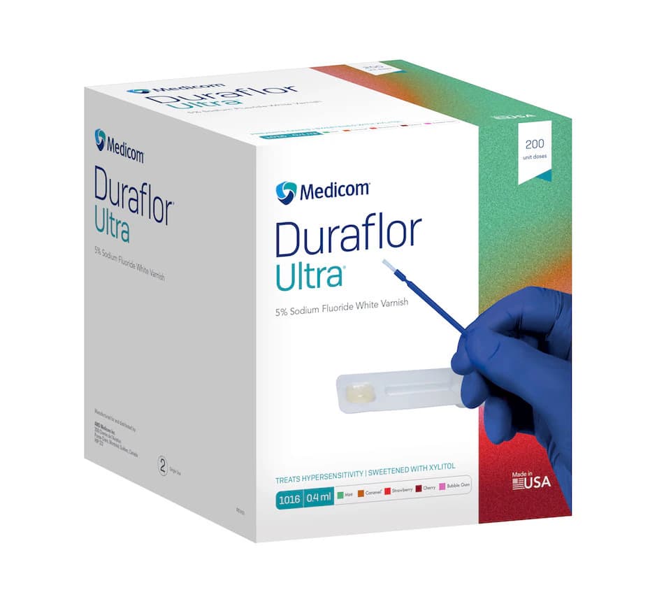 Duraflor Ultra 5% Sodium Fluoride White Varnish, Mint, 0.4 mL Unit Dose, 200/Box, 1016-M200 thumbnail 5