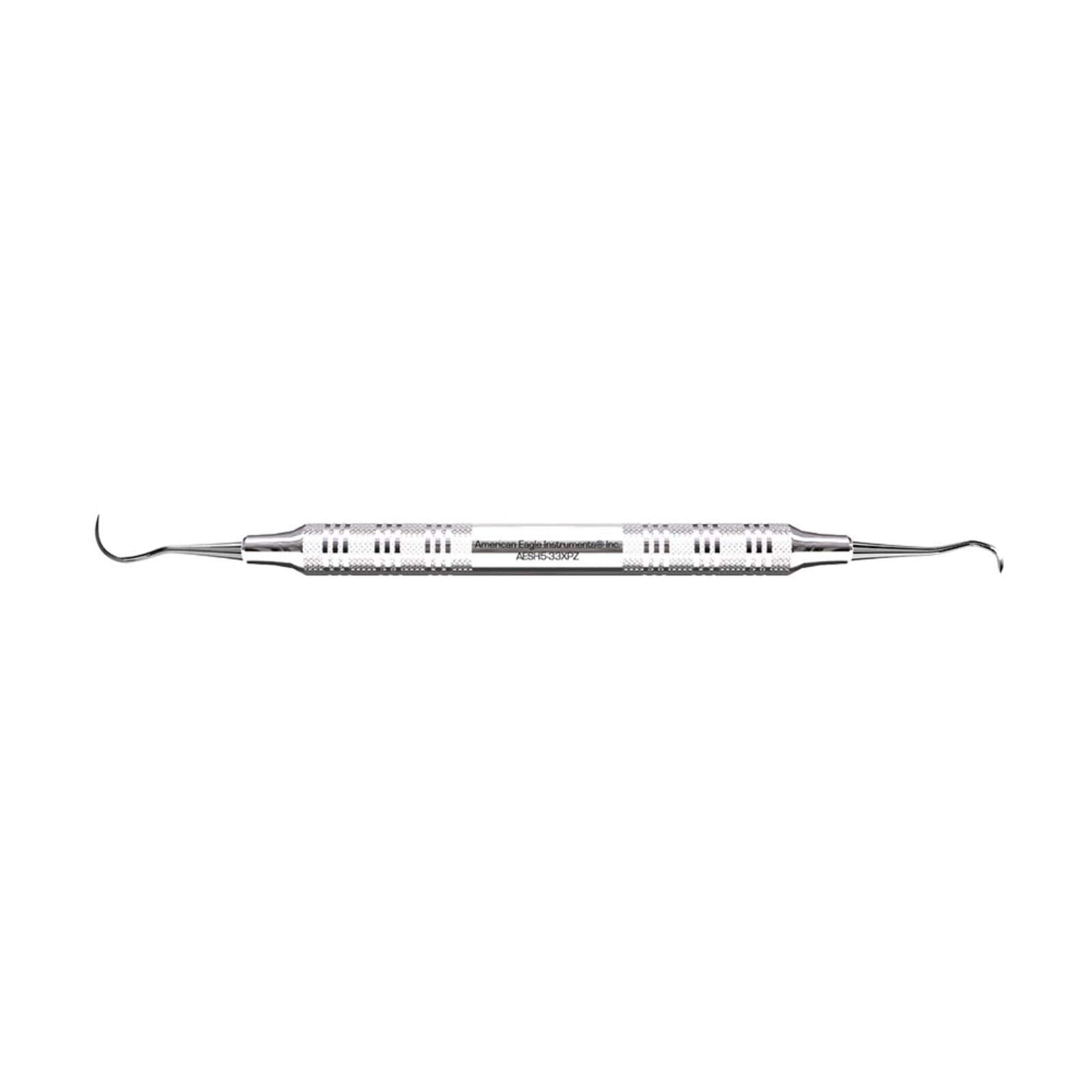 American Eagle Sickle Scaler, #H5-33, Double-End, Anterior, EagleLite Stainless Steel Handle, 3/8", AESH5-33Z thumbnail 3