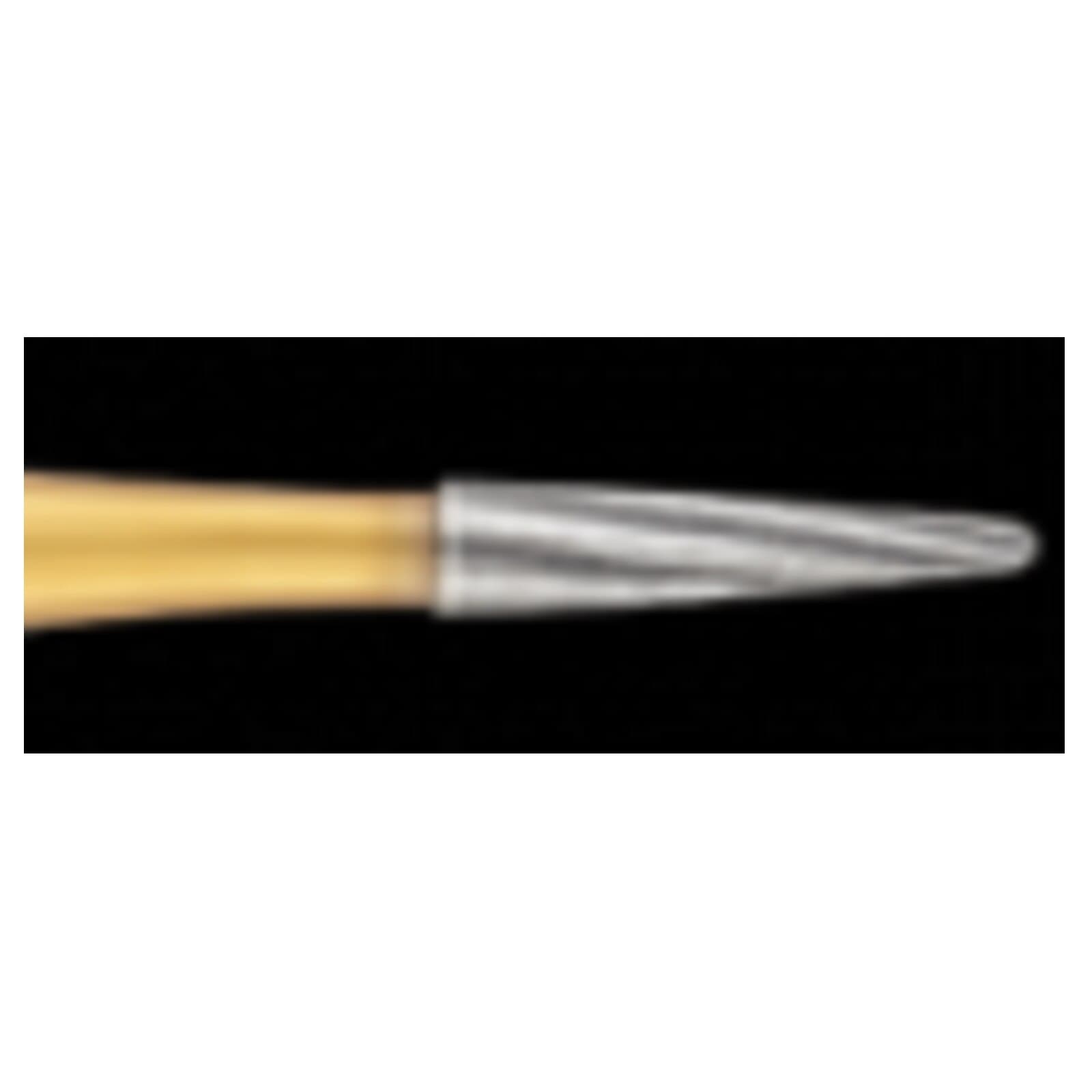 SS White 12-Blade Trimming & Finishing Carbide Bur, FG, Bullet, #7801, 5/Pk, 15801-5 thumbnail 3