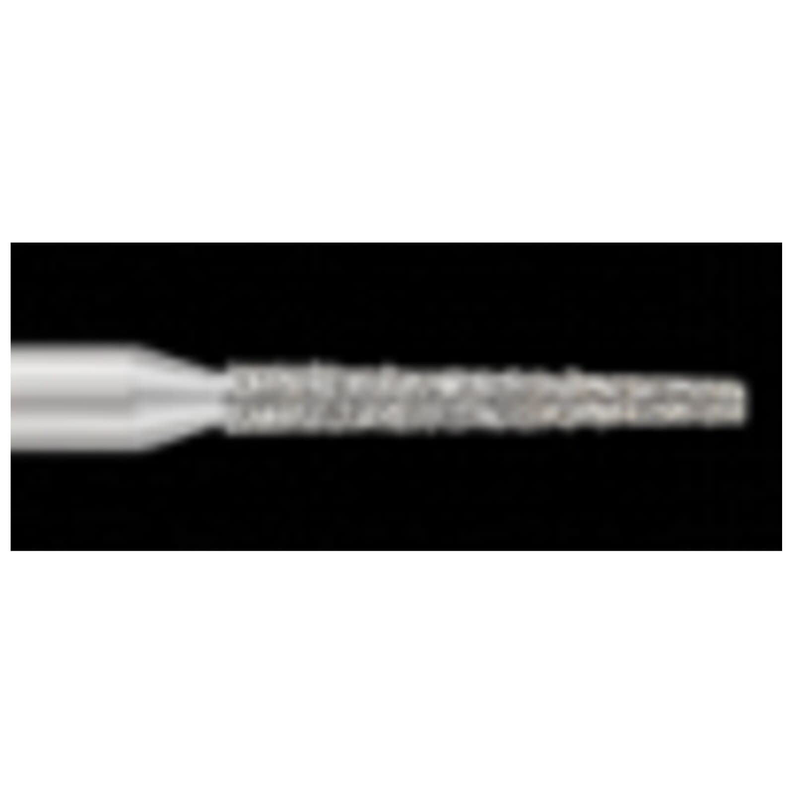 SS White Piranha Diamond Bur 847-012M, Medium Grit, Flat End Taper, Friction Grip, Single-Use, 25/Pk thumbnail 2