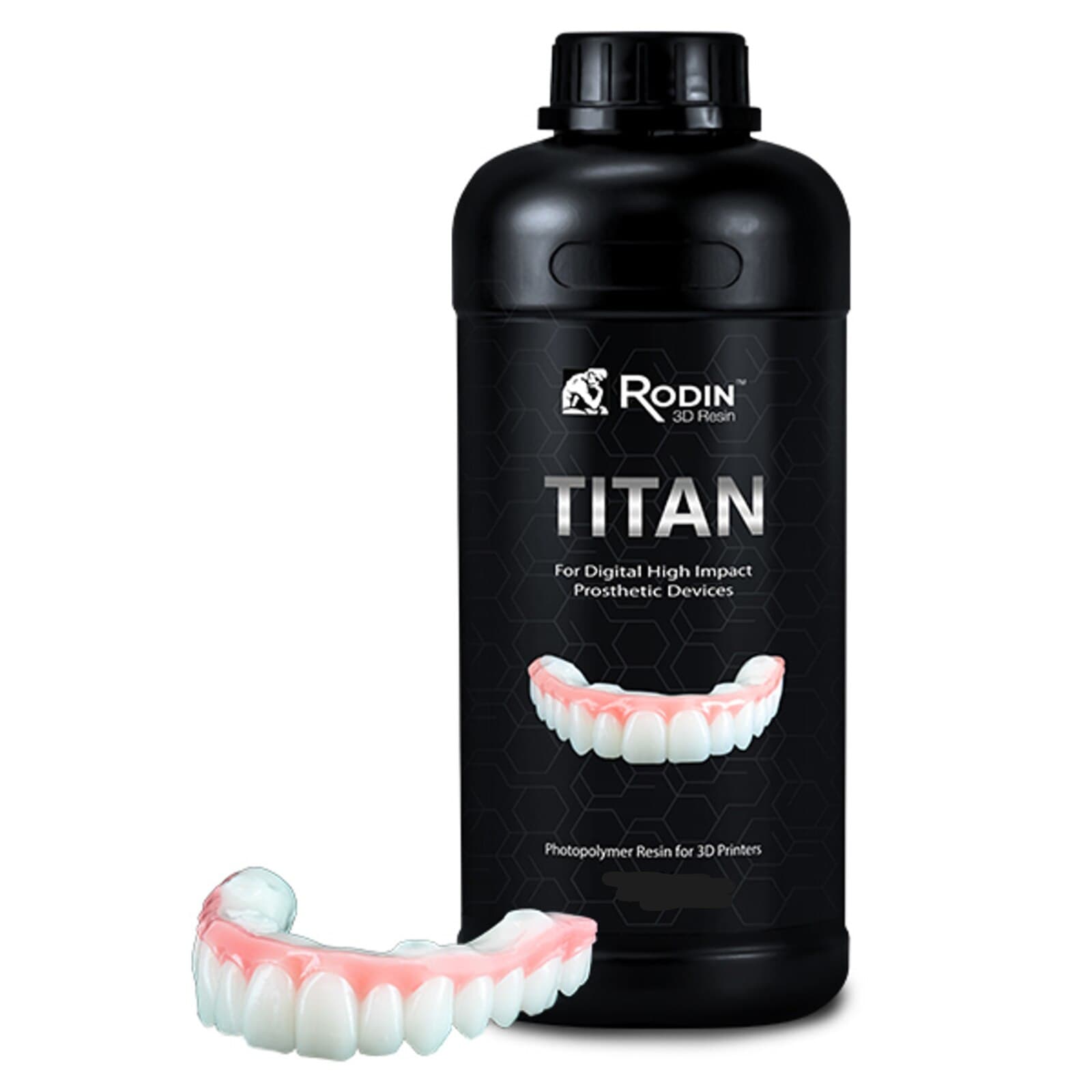 Rodin Titan 3D Printing Resin, Shade B1, 600g Bottle, 23992 thumbnail 2
