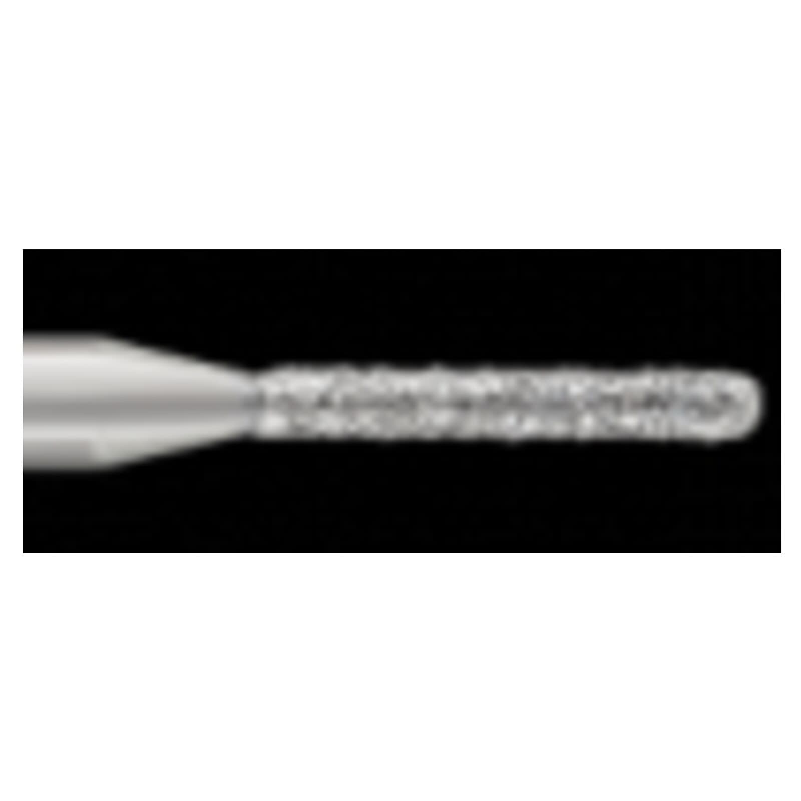 SS White Piranha Diamond Bur, Coarse Grit, Round End Cylinder, Friction Grip, Single-Use, 25/Bx, 880-010C thumbnail 2