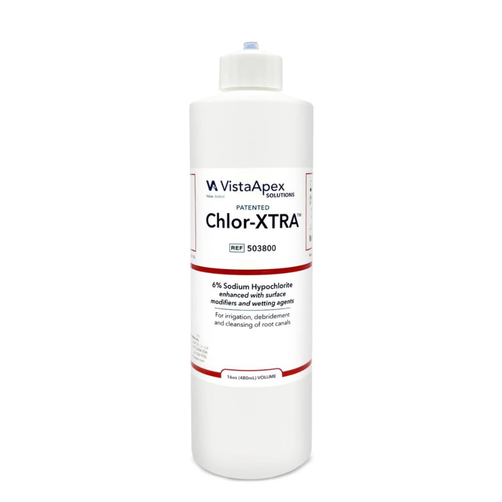 Chlor-XTRA Root Canal Prep Solution, 6% Sodium Hypochlorite, 16 oz Bottle with Luer Lock Cap, 503800 thumbnail 7