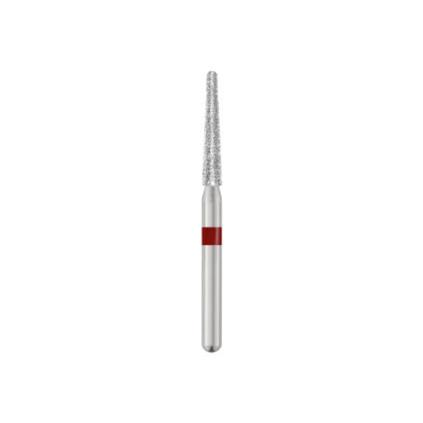 Piranha® Single Patient Use Diamond Bur, Round End Taper Long, Fine Grit, Friction Grip, #856L-016F, 1.6 mm Diameter, 25/Pkg thumbnail 2