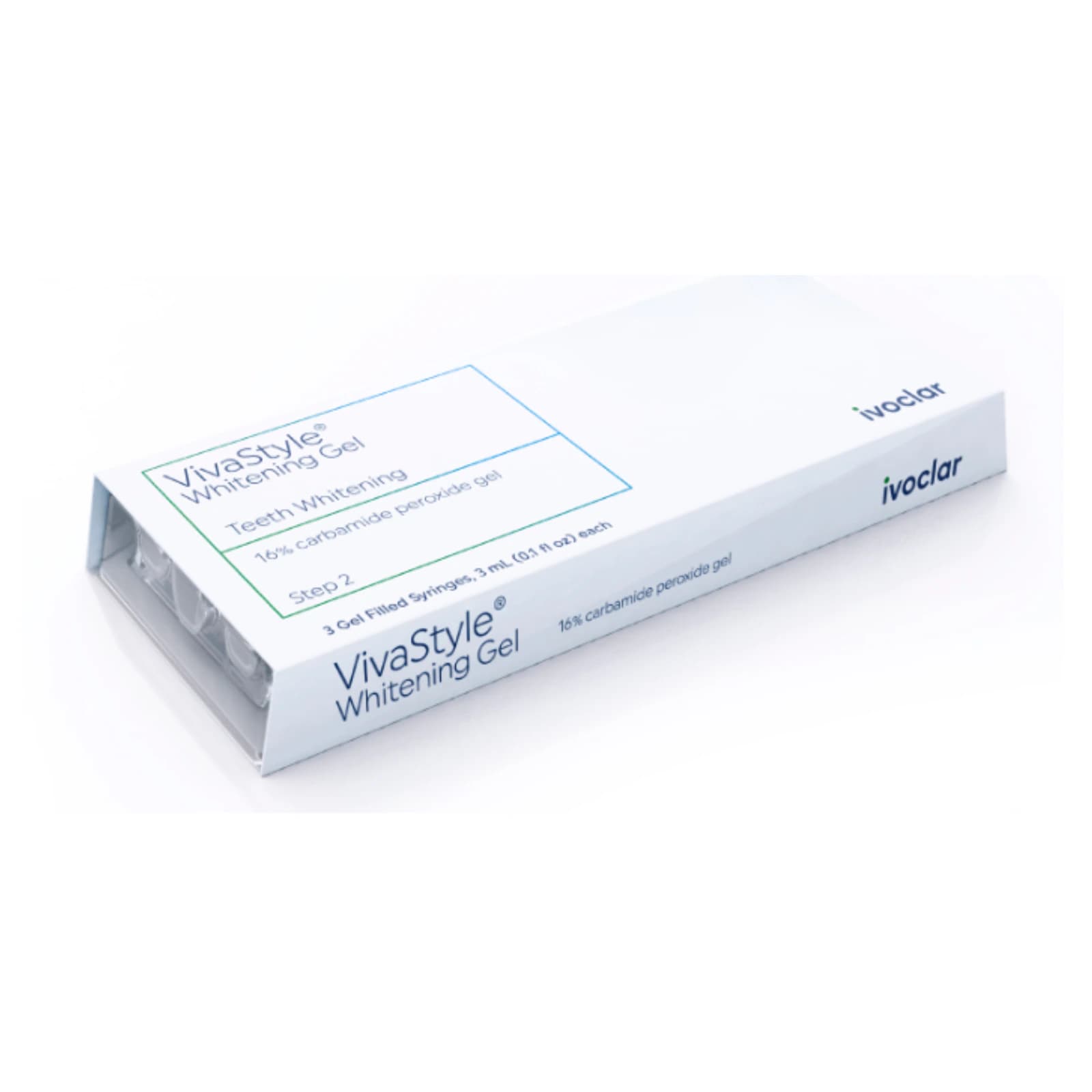 VivaStyle Whitening Gel 16% Syringe 3x3mL - VivaStyle Whitening Gel 16% Syringe 3x3mL - Image 1
