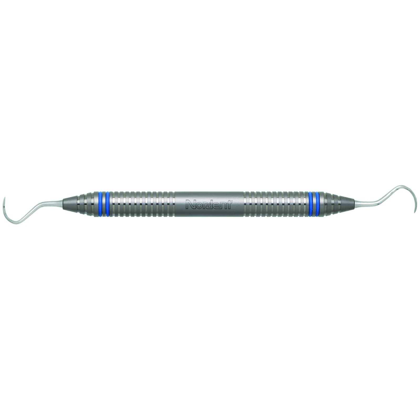 Nordent #129 Double-End Universal Anterior/Posterior Sickle Scaler, DuraLite® Round Handle, Stainless Steel, 1/Pkg, RESCN129 thumbnail 2