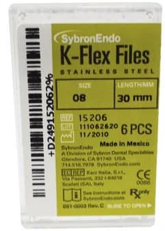 Kerr K-Flex Files, #08 (Gray), 30mm, Stainless Steel, 6/Pack, 15206 thumbnail 13