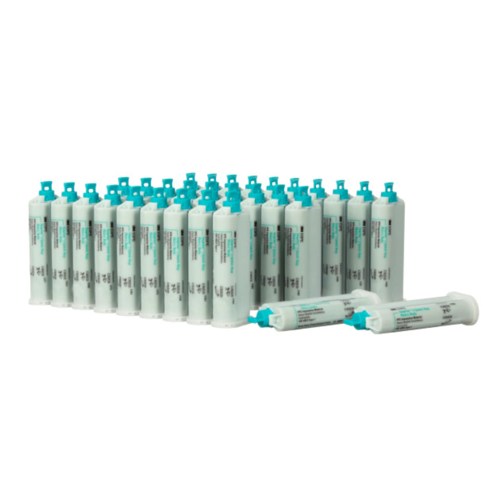 3M™ Imprint™ 3 Quick Step Heavy Body VPS Impression Material Jumbo Refill, 30 x 50 mL Garant Cartridges, Green/Teal, 10971J thumbnail 2
