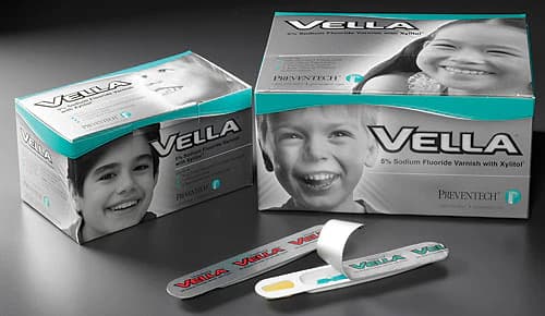 Vella 5% Sodium Fluoride Varnish, 0.5 ml Unit-Dose, Bubble Gum Flavor, 100/Pk thumbnail 2