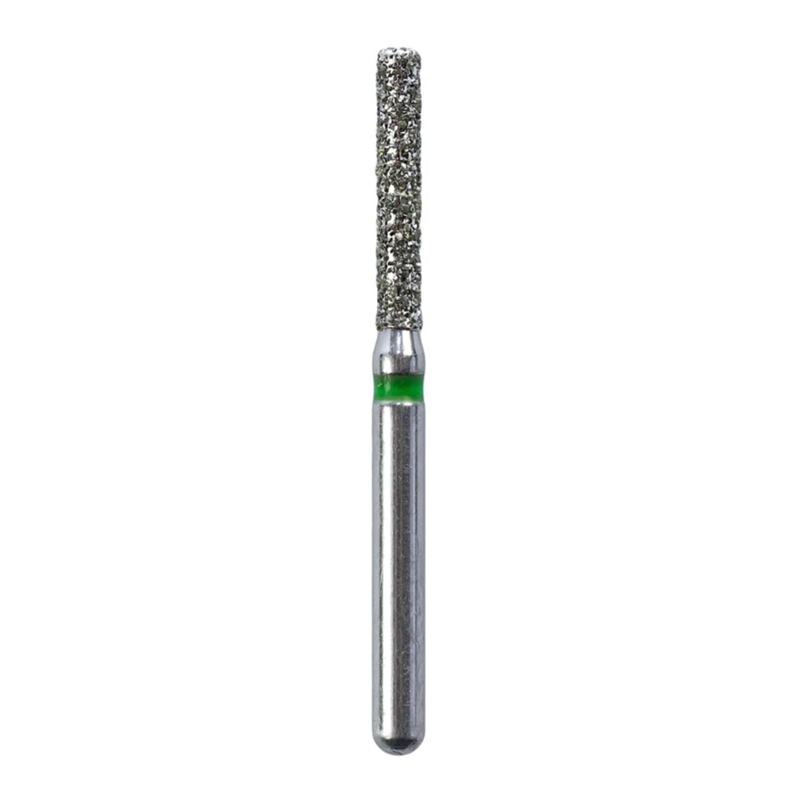 Kerr SimpliCut Sterile Single-Use Diamond Bur, Coarse Grit, Flat End Cylinder, Friction Grip, 25/Pkg, C837-014-D thumbnail 2