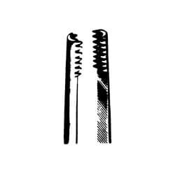 Adson-Brown Tissue Forcep, 4.75", Serrated Tip, Stainless Steel - Adson-Brown Tissue Forcep 4.75'' - Image 1