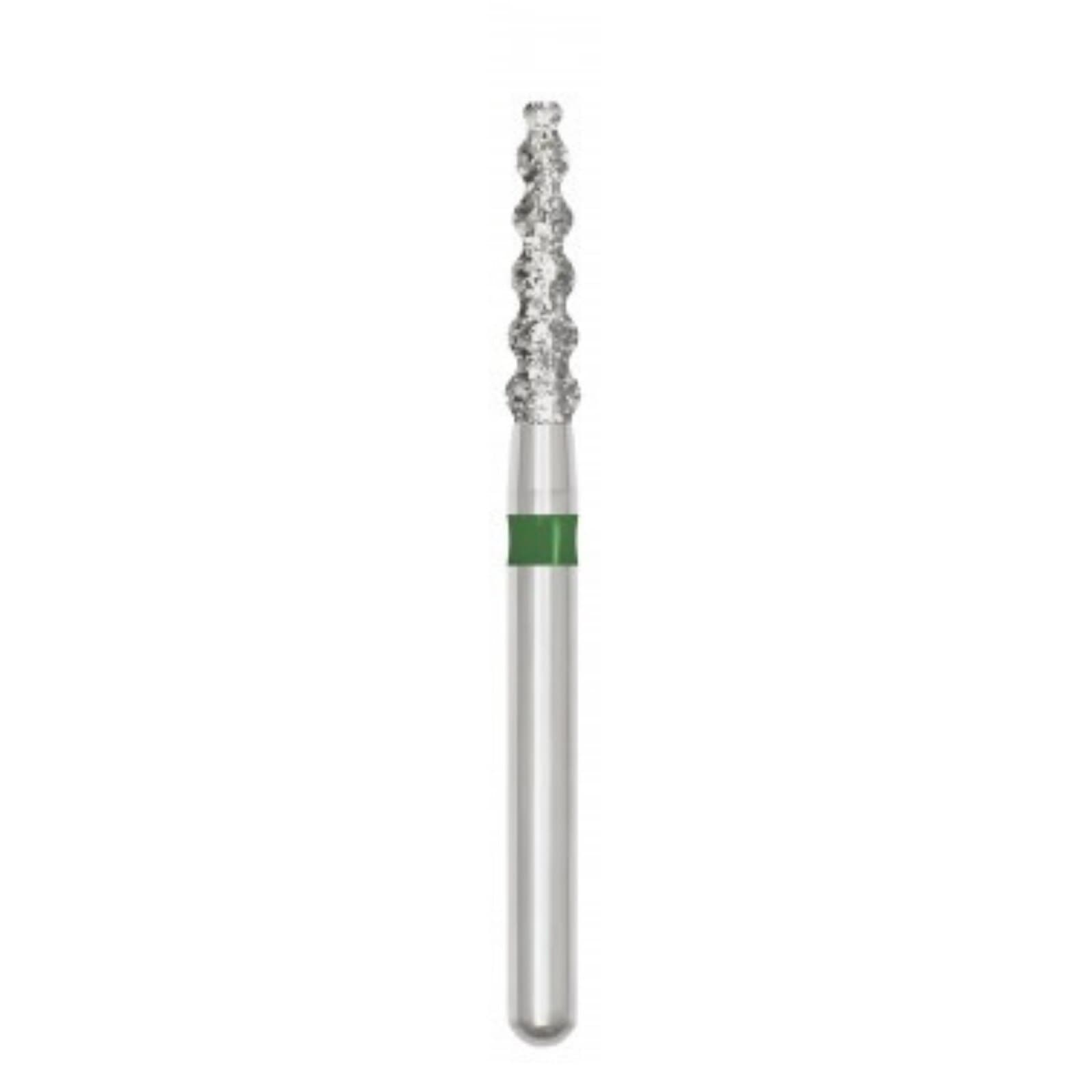 SS White Piranha Single-Use Diamond Bur, Coarse Grit, Friction Grip, 6051-017C, 25/Pk thumbnail 2