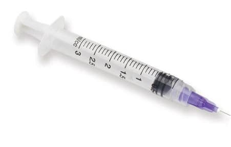 Vista-Probe Pre-Tipped Syringes, 12cc Luer Lock, 30ga Closed-End Side-Port Tip, 100/Box, #316219 - Pre-Tip Syringes w/Vista-Probe Tips 12cc 30ga 100/Bx - Image 1