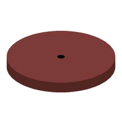 NTI Silicone Polisher, Brown, Large Disc #220, Unmounted, 10/Pk, P0001-220 thumbnail 3