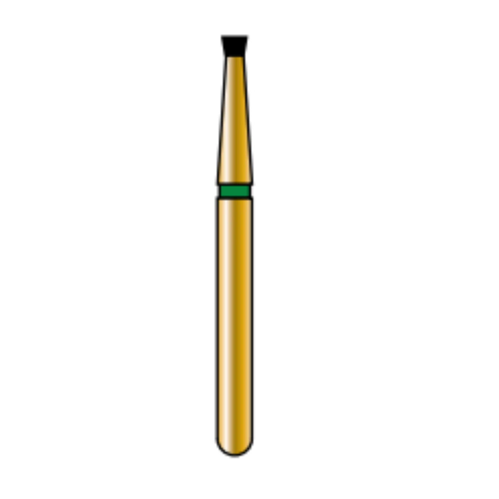 Alpen® Multi Use Diamond Bur FG, Inverted Cone, Coarse, Blue Ring, #805, 1.2 mm Diameter, 0.9 mm Length, 5/Pkg (805-314-012-0.90-C) - Alpen® Multi Use Diamond Burs – FG, Inverted Cone, Coarse, Blue, 5/Pkg - Inverted Cone, # 805, 1.2  mm Diameter, 0.9  mm Length - Image 1