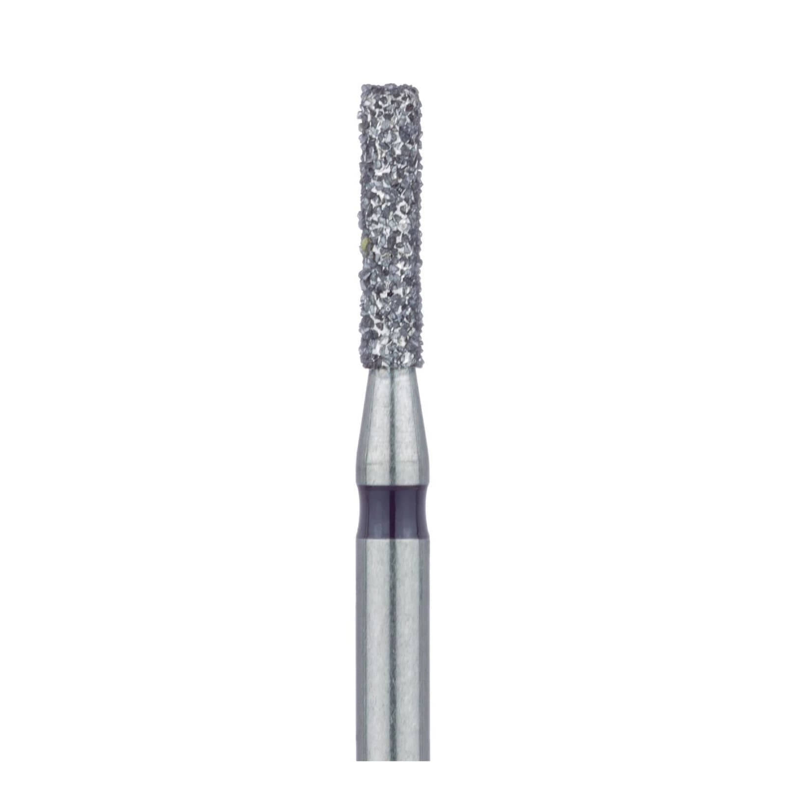 Meisinger 841H-014-FG Diamond Bur, Super Coarse, Round Edge Cylinder, Friction Grip, 1.4 mm Head Diameter, 6.0 mm Head Length, 5/Pkg thumbnail 3