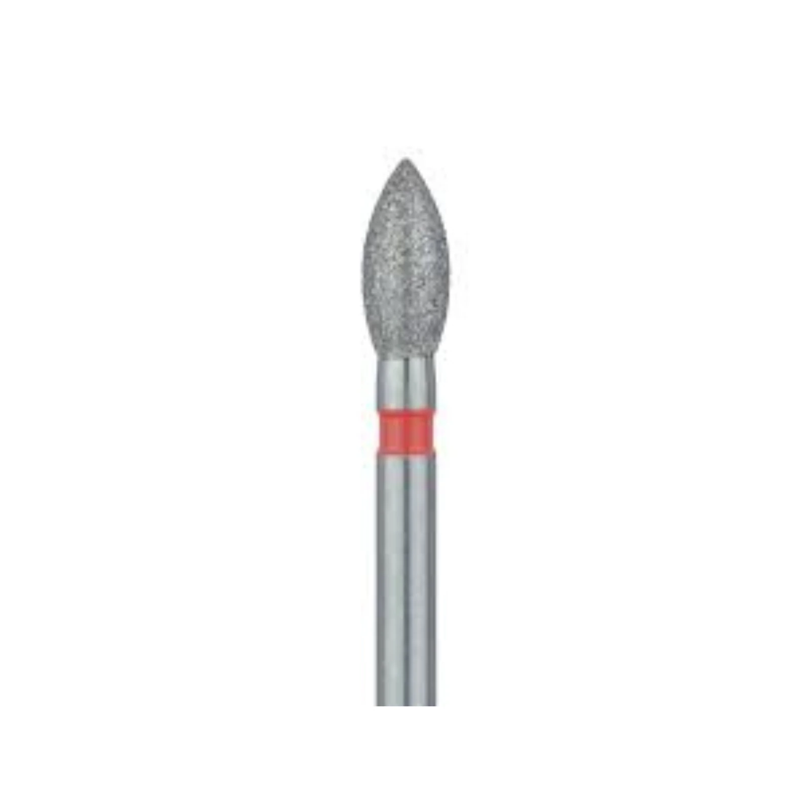Meisinger Multi-Use Diamond Burs, RA, Pointed Football, # 830F, 2.3 mm, Fine, Red, 5/Pk, 830F-023-RA - Meisinger Multi-Use Diamond Burs, RA, Pointed Football, # 830F, 2.3 mm, Fine, Red, 5/Pk, 830F-023-RA - Image 1