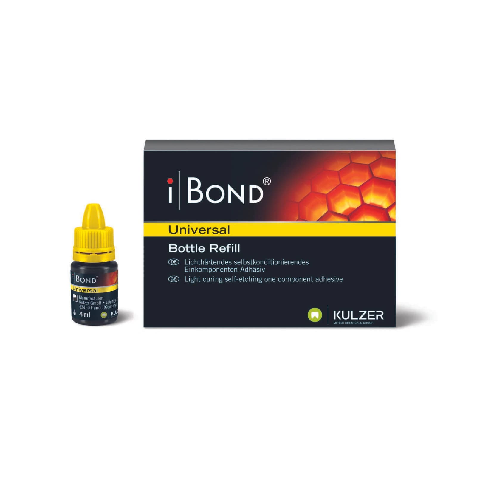 Kulzer iBOND Universal Light-Cure Universal Bonding Agent, Bottle Refill, 4 mL, 66061411 thumbnail 16