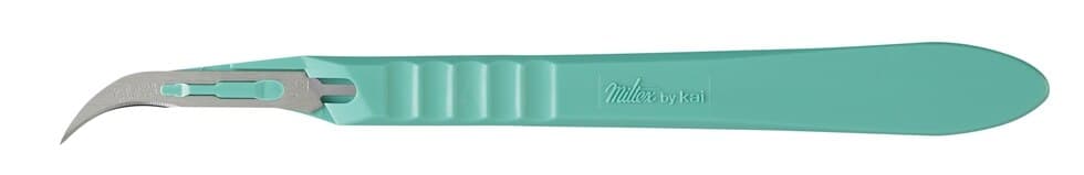 Miltex Standard Disposable Scalpel, Sterile, #12 Blade, 10/Box, 4-412 thumbnail 2