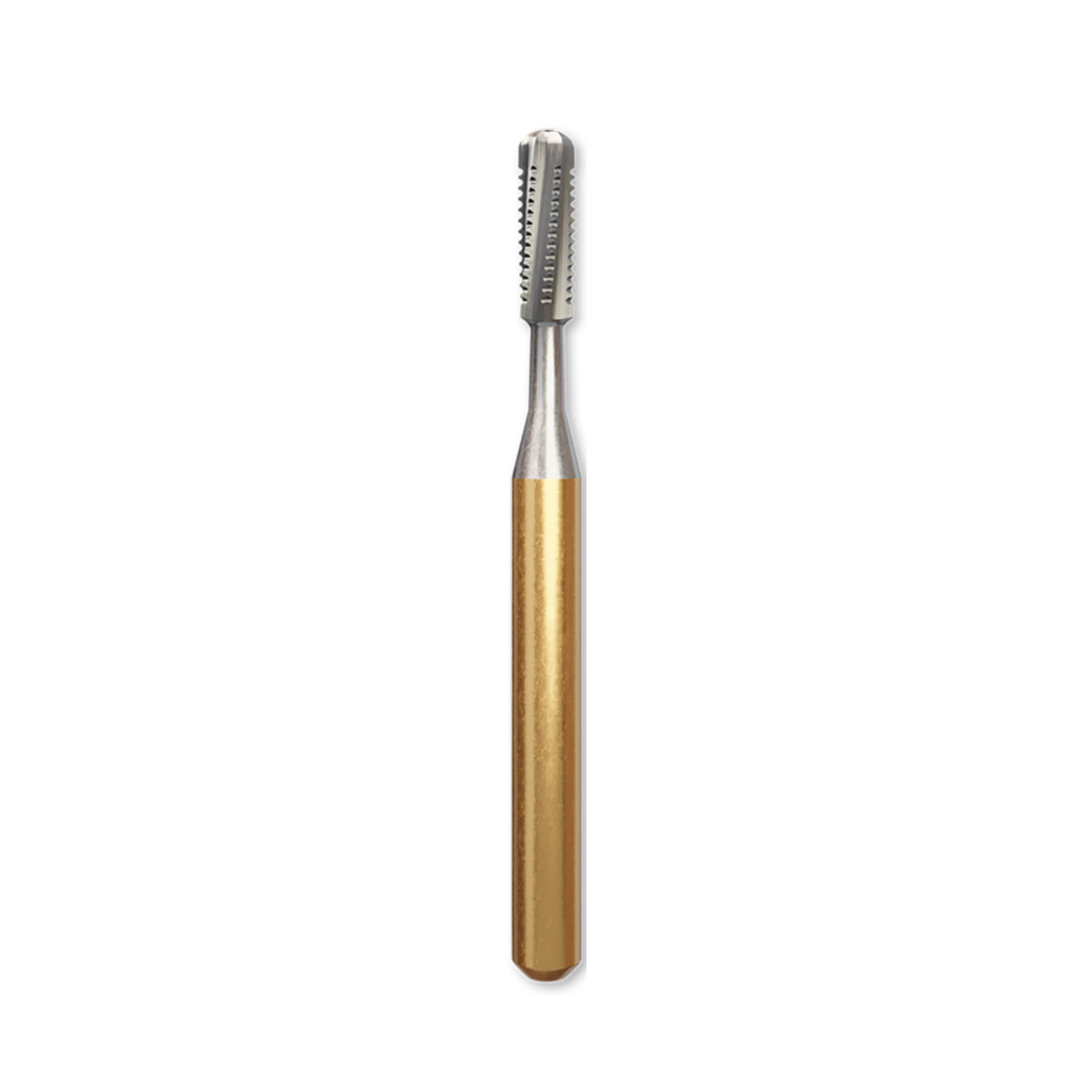 Alpen SteriX Sterile Carbide Bur, Speedster Metal Cutter, Round End Crosscut Fissure, FG, #1558G, 1.2 mm, 10/Pk thumbnail 2