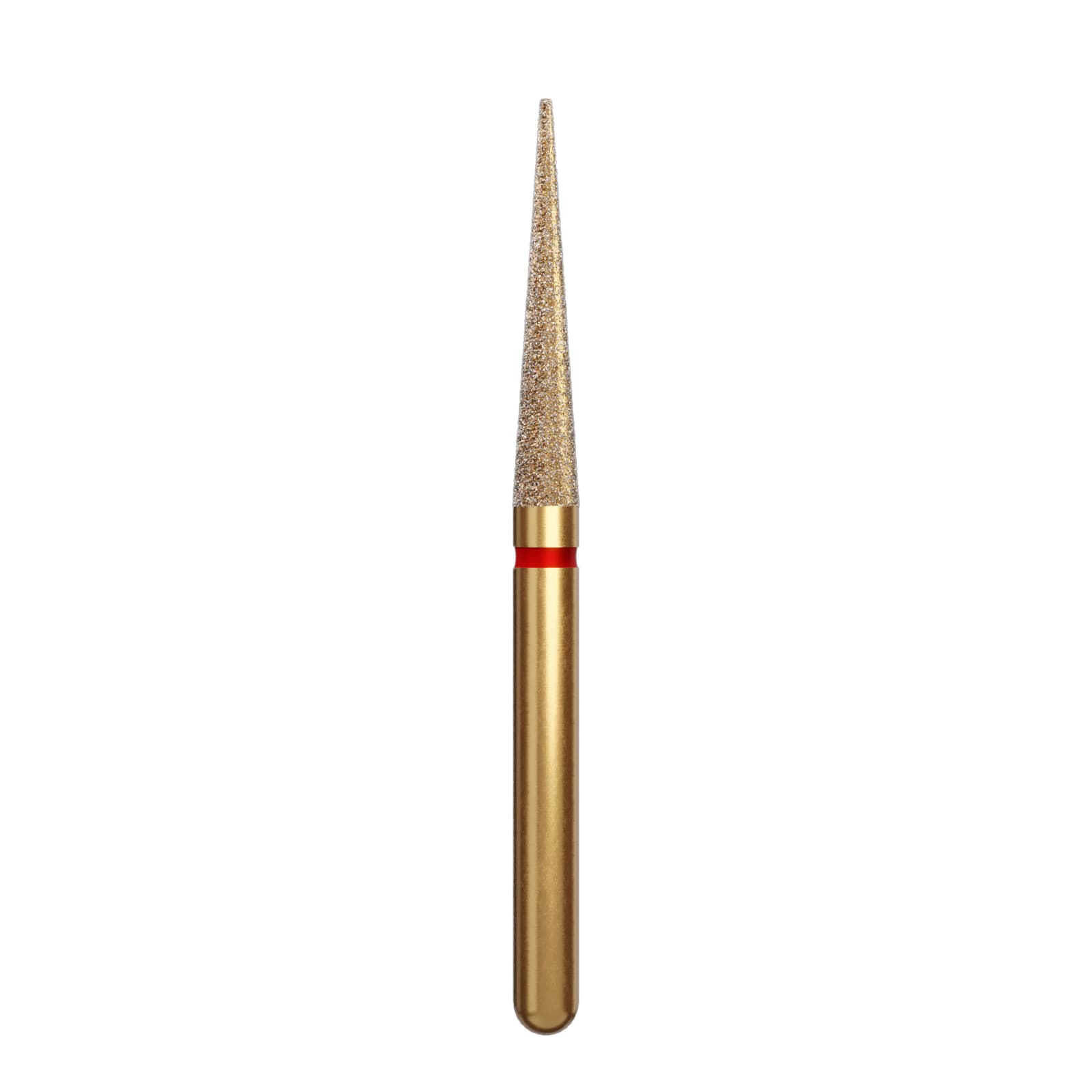 Alpen Multi-Use Diamond FG #859 Needle 1.8mm Fine Grit, Red Ring, Package of 5 - Alpen® Multi-Use Diamonds FG # 859 Needle 1.8mm Fine Red Pkg/5 - Image 1