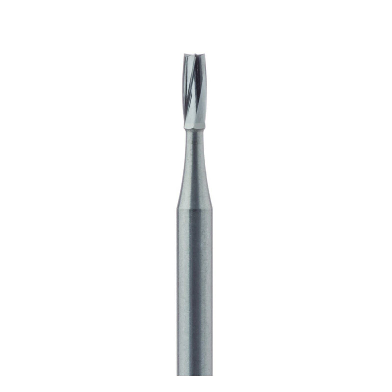 Meisinger Tungsten Carbide Bur, #60 (HM 21-016), Flat End Cylinder, HP, 1.6 mm Diameter, 4.5 mm Head Length, 5/Pkg thumbnail 2