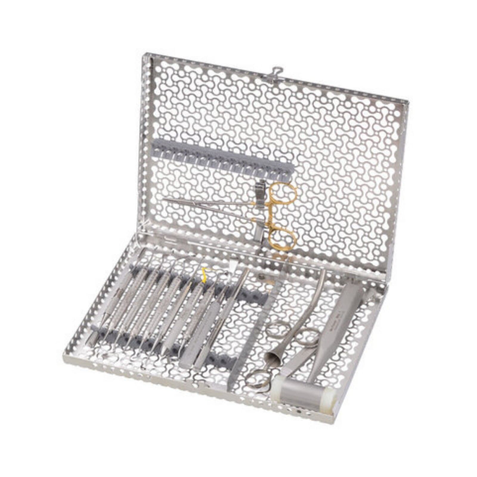 IMS® Infinity Series™ Oral Surgery Cassette, 14.5" x 1.25" x 8", Gray, Stainless Steel, IMNOS1 thumbnail 2