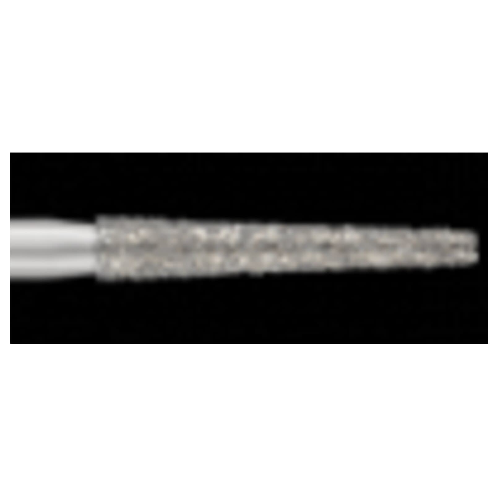 SS White Piranha Diamond Bur 848-018M-S, Medium Grit, Flat End Taper, FG Short Shank, Single-Use, 25/Pk thumbnail 2
