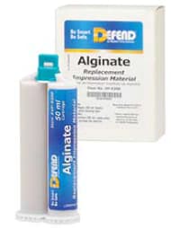 Defend Alginate Substitute, VPS Impression Material, Mint Flavor, Regular Set, 6 x 50 mL Cartridges with Mix Tips, VP9200 thumbnail 2