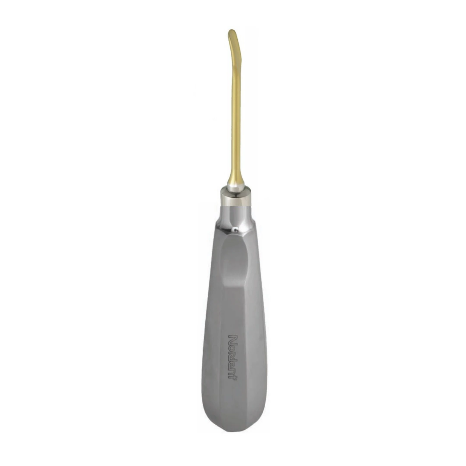 Nordent Luxating Elevator #5CT, 5mm Curved, Titanium Nitride Coated, Single End, Stainless Steel Handle thumbnail 3