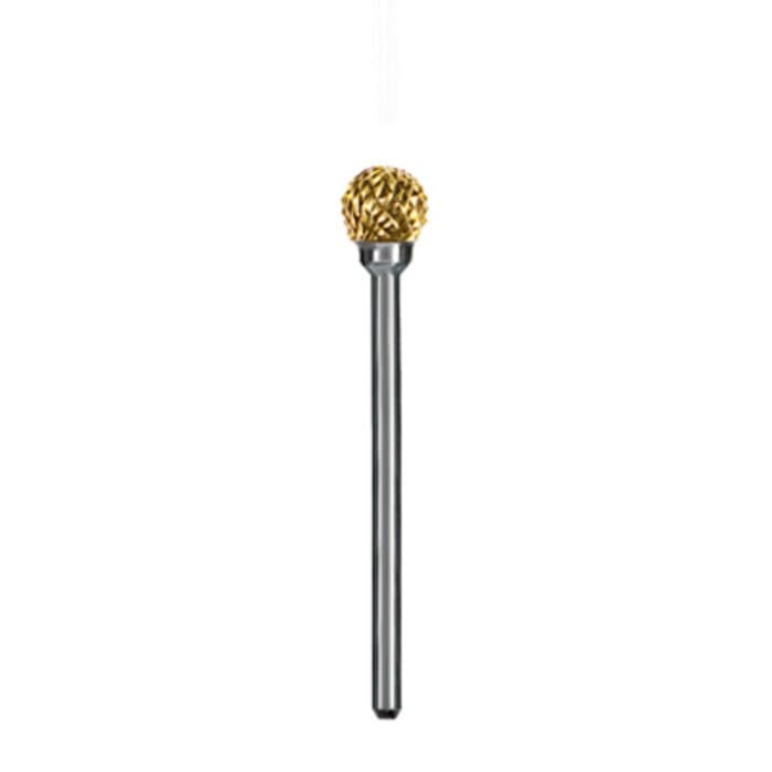 Dedeco Goldies Carbide Bur 52-D/XC, Coarse Cut, Titanium Nitride Coated, HP (2.35mm Shank), 1/Pk thumbnail 2